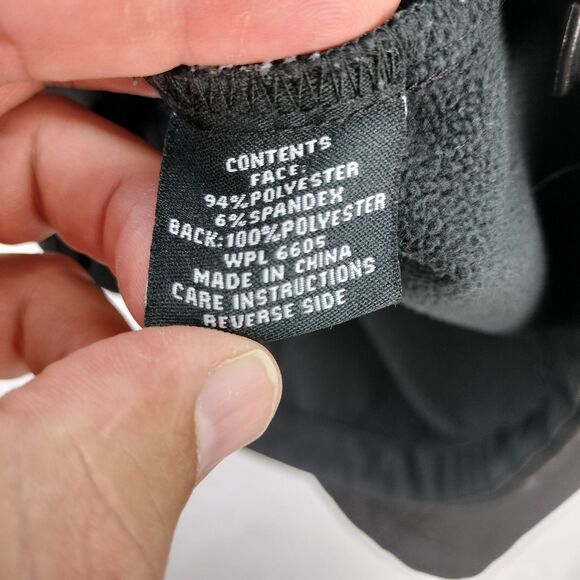 Reebok Jacket Mens 2XL Black Full Zip Playshield Soft Shell Performance Stretch - Picture 14 of 15